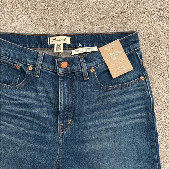 Madewell 90s Mid-rise Jean Osada wash 28T - Picture 7 of 9
